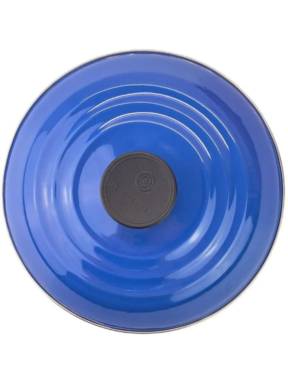 Le Creuset Round Dutch Oven Pot Lid Cast Iron Blue LID ONLY Replacement 9.3
